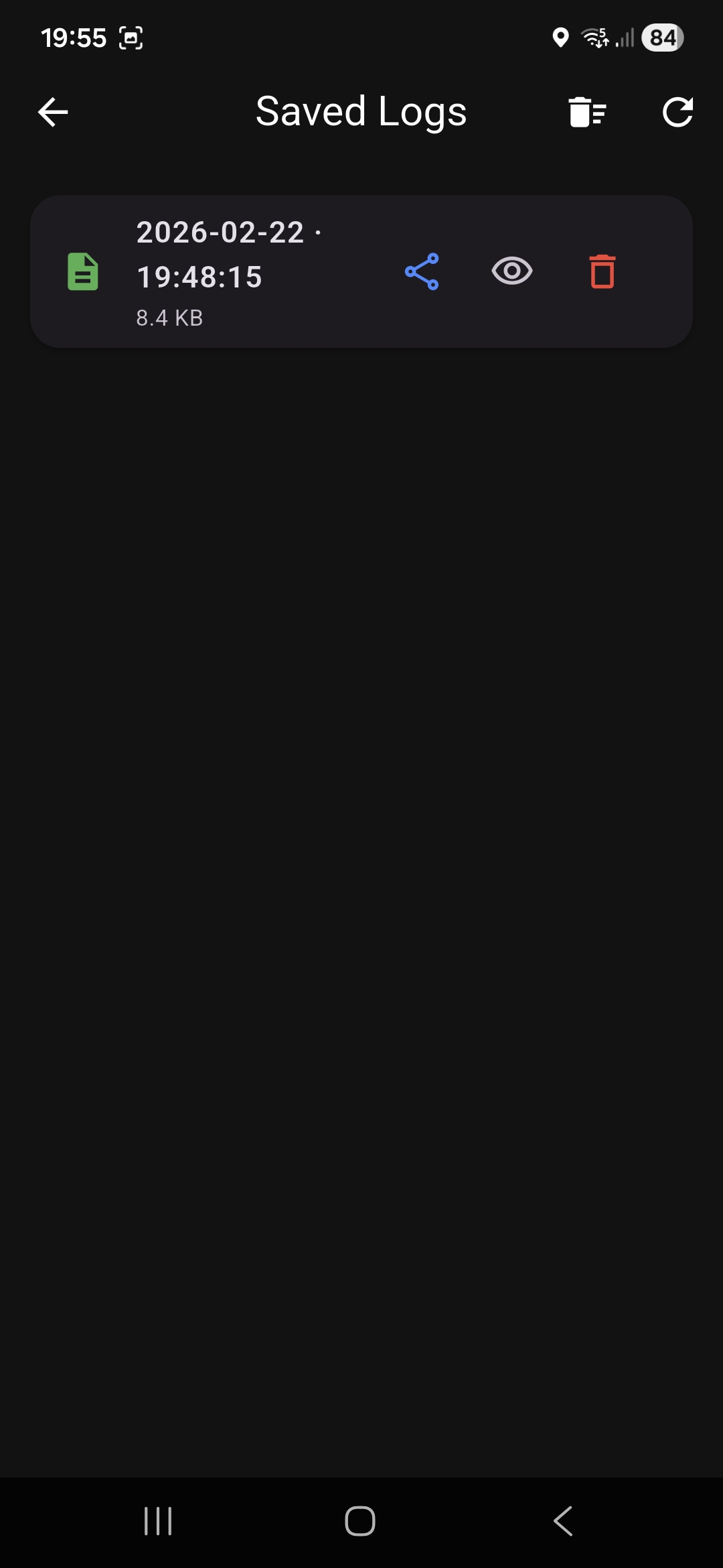 Flextron kayıtlı oturumlar.